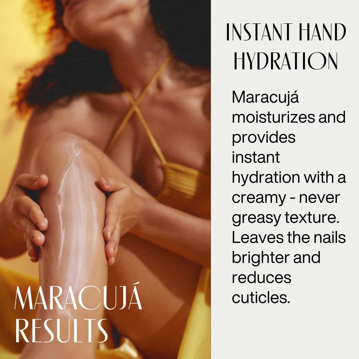 Natura – Maracujá (Passion Fruit) Hand & Body Care Bundle – Calming Body Lotion + Hydrating Hand Cream – Soothing, Fast-Absorbing, 24H Moisturization – Vegan Brazilian Skincare – 13.5 fl oz + 1.4 oz - Image 5